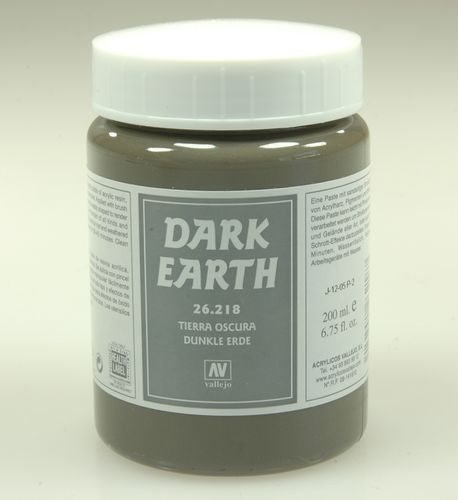 Vallejo 26218 Erdfarben, dunkel, 200 ml