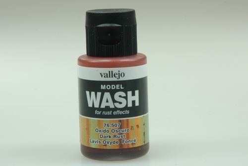 Vallejo 76507 Wash-Colour, dunkler Rost, 35ml