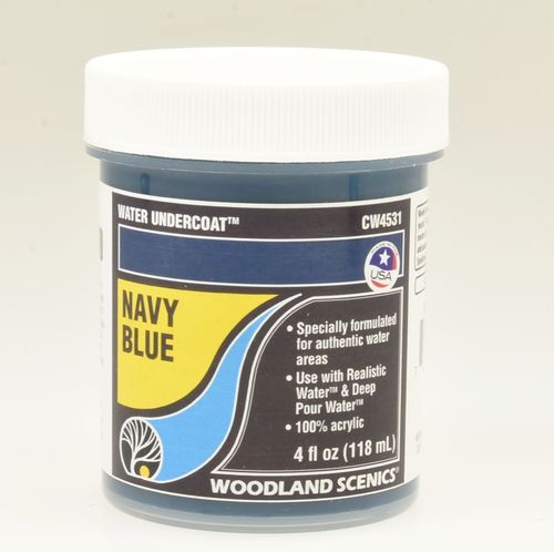 Woodland Scenics WCW4531 Wassergrundfarbe dunkelblau (118,2 ml)