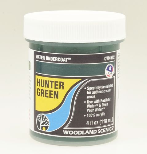 Woodland Scenics WCW4532 Wassergrundfarbe jägergrün (118,2 ml)
